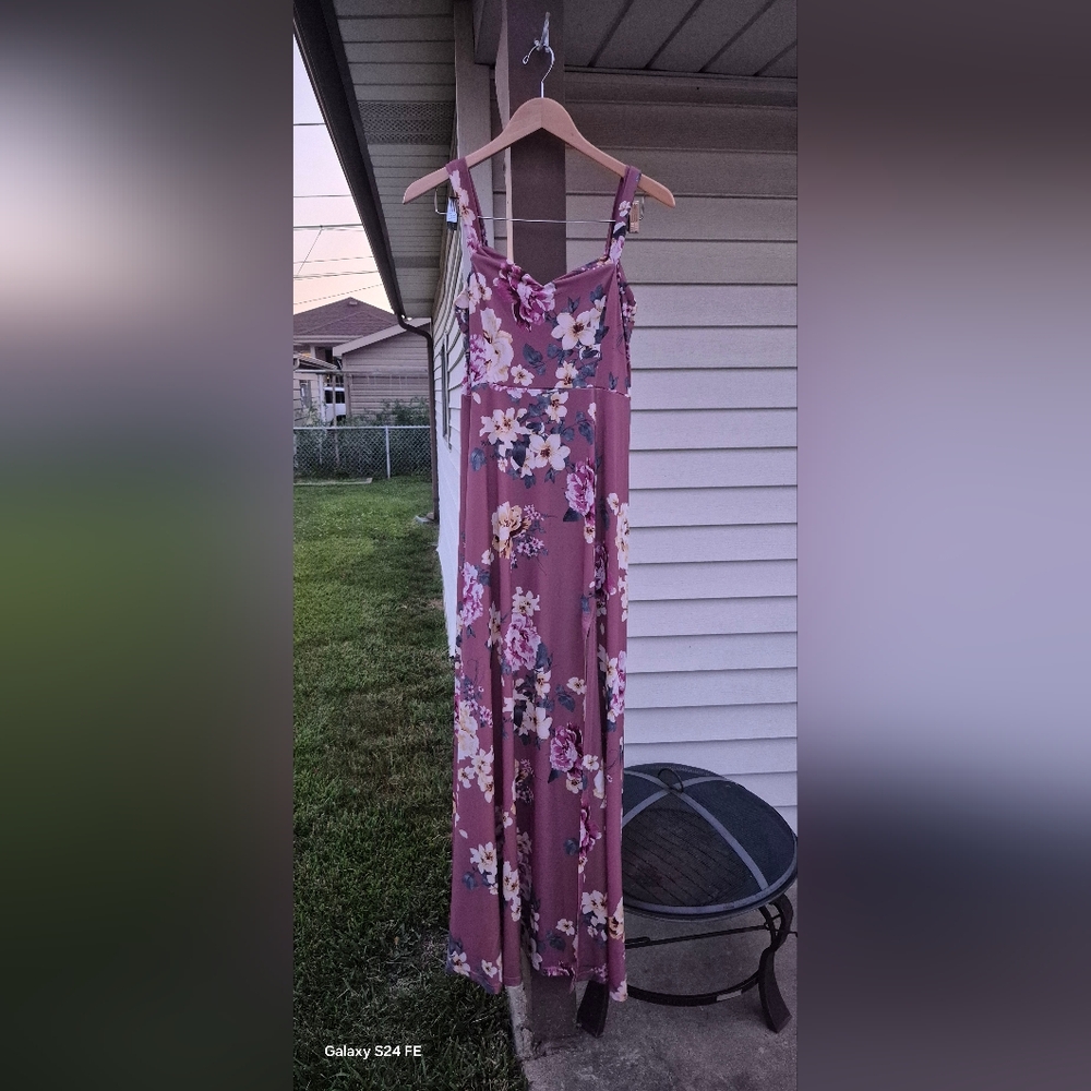 Windsor Pink Floral Maxi Sundress